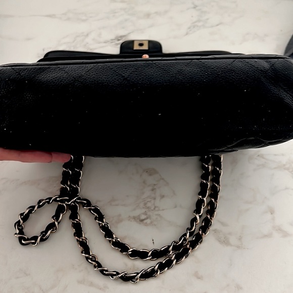 Authentic Vintage Classic Double Flap Quilted Lambskin Medium Purse NEEDS FIXING - Picture 13 of 16